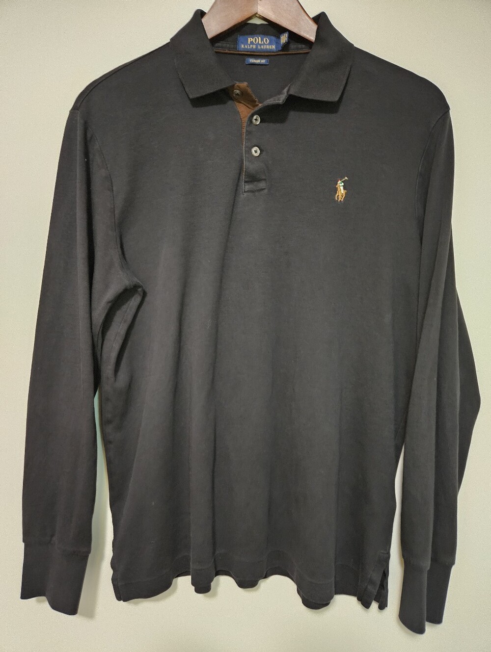 Polo Ralph Lauren Black Long-sleeve Polo shirt